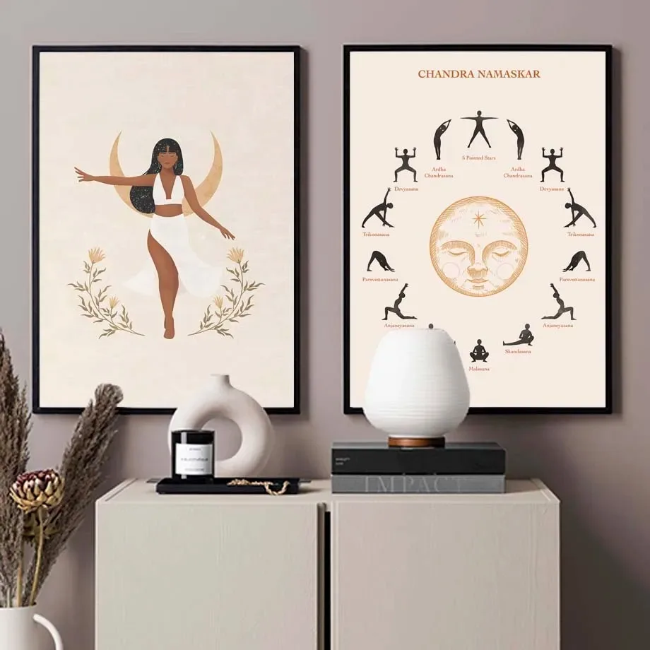 Home Gym Zen - Plakaty Zen do Jogi i Siłowni,