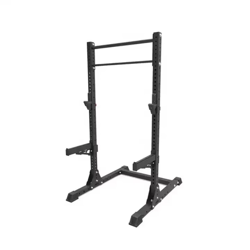 Home Gym Half Rack - Profesjonalny regulowany stalowy stojak do przysiadów,