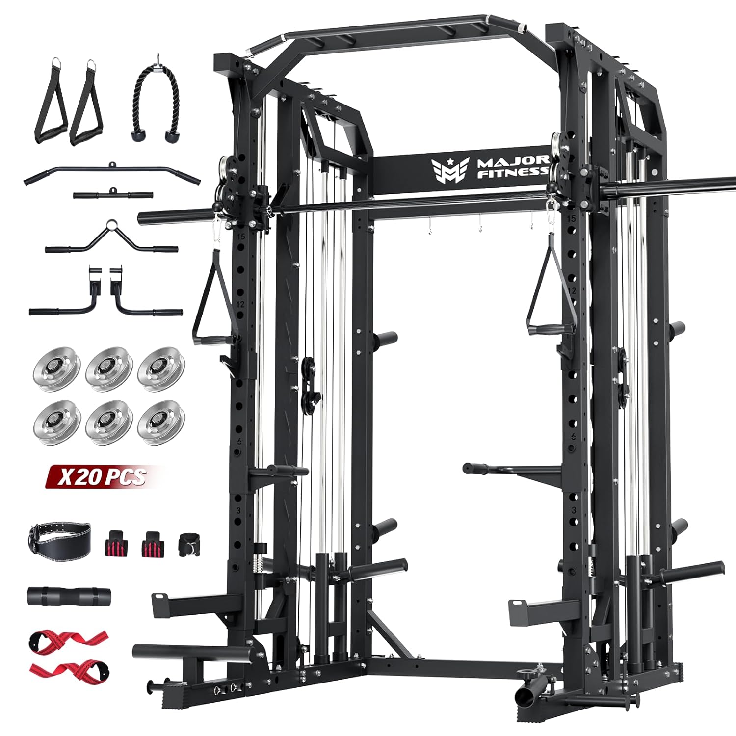 Home Gym Smith - Stojak do przysiadów Smith Machine do