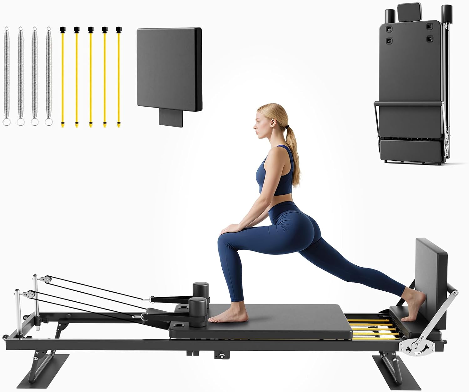 Home Gym Leg Machine - Składana maszyna do pilatesu, sprzęt do