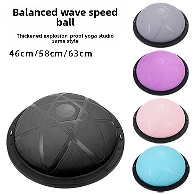 Home Gym Half Rack - Piłka Bosu pogrubiona, odporna na uszkodzenia,