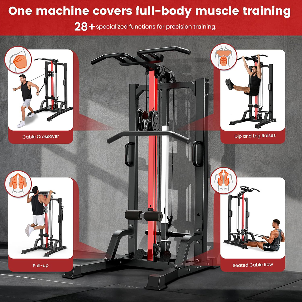 Pooboo Home Gym Machine - Syst – Home Gym Leg Machine recenzja i cena