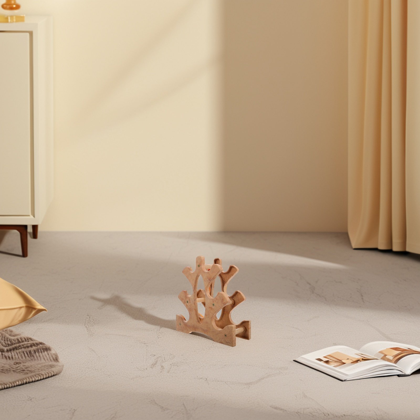 Mały stojak na hantle z natura – Home Gym For Small Spaces recenzja i cena