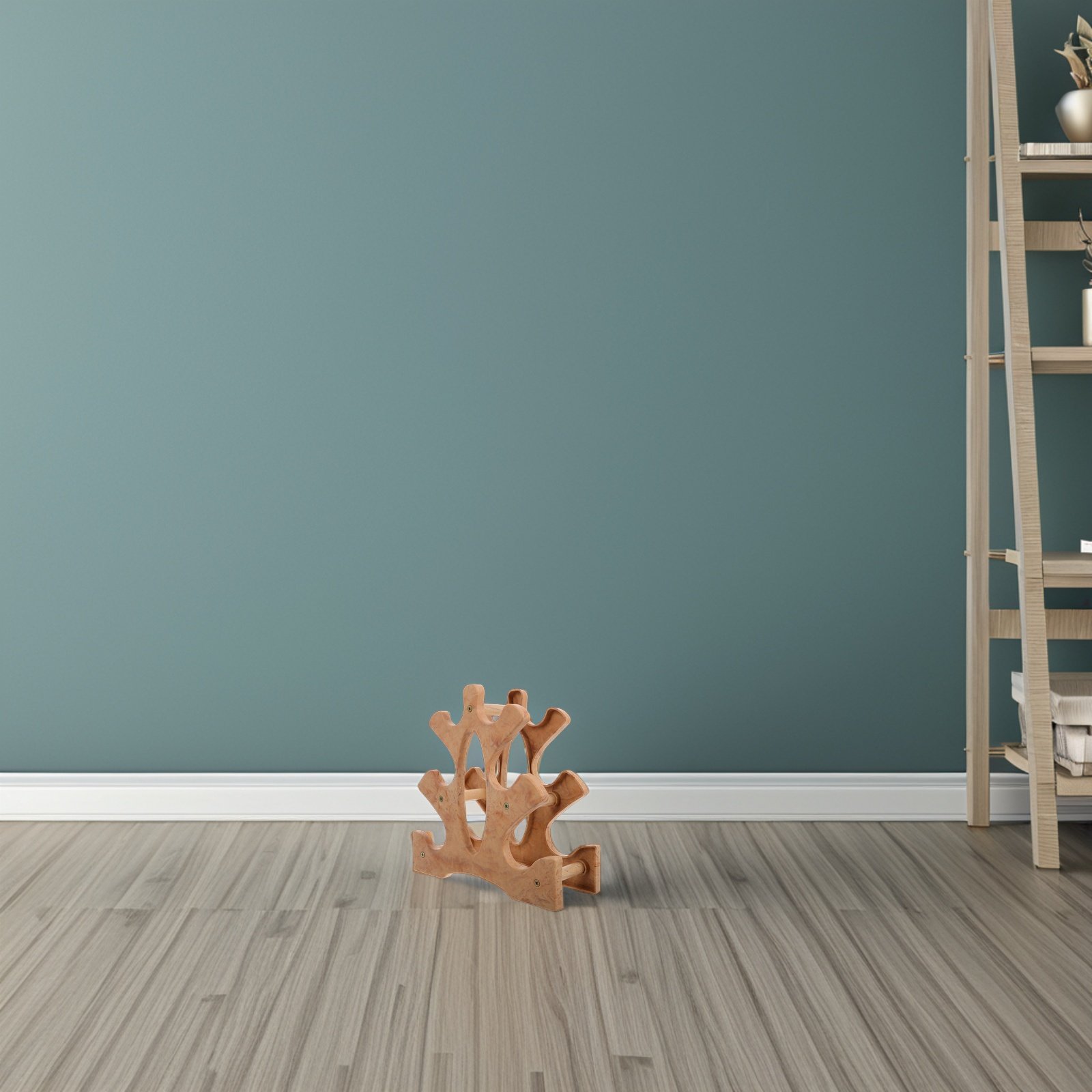 Mały stojak na hantle z natura – Home Gym For Small Spaces recenzja i cena