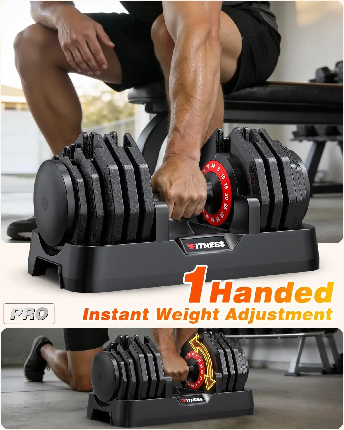 Regulowany zestaw hantli (2 sz – Home Gym For Small Spaces recenzja i cena