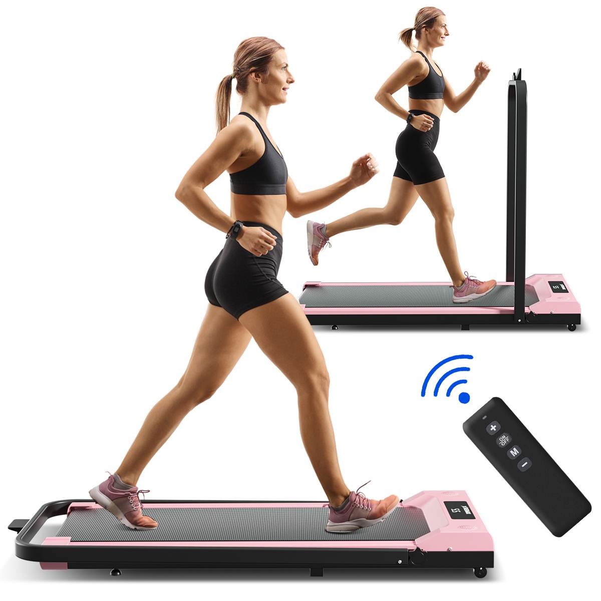 Bieżnia 2 w 1, przenośna, skła – Treadmill Home Gym recenzja i cena