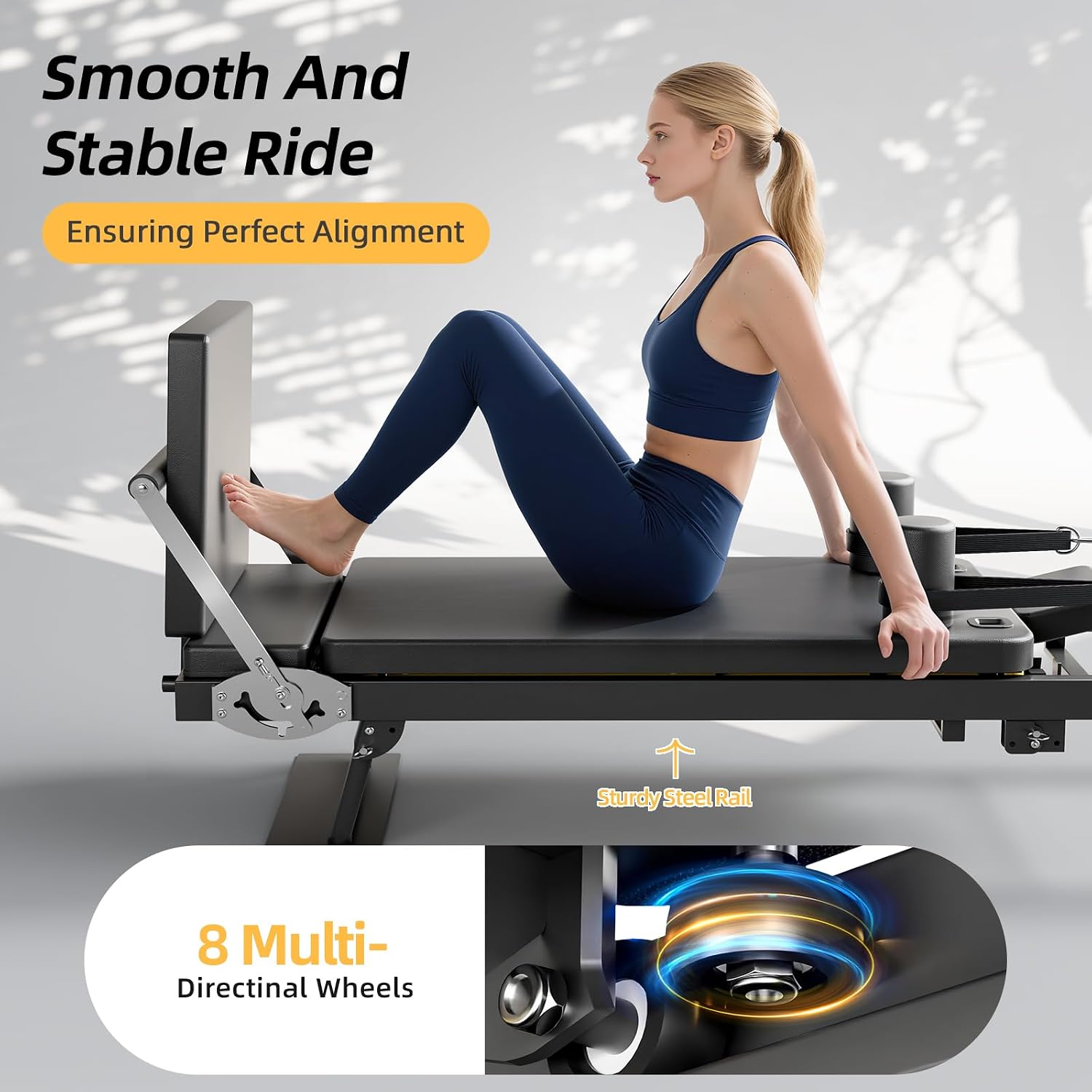 Składana maszyna do pilatesu,  – Home Gym Leg Machine recenzja i cena
