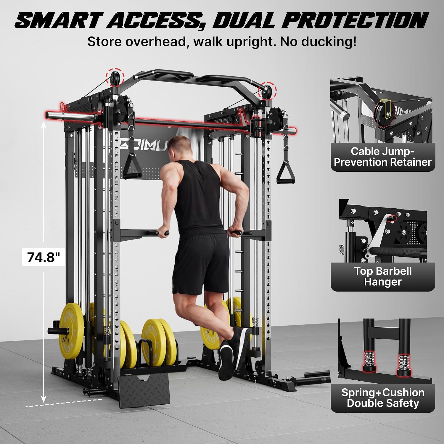 Maszyna Smitha SM4 z podwójnym – Home Gym Smith recenzja i cena