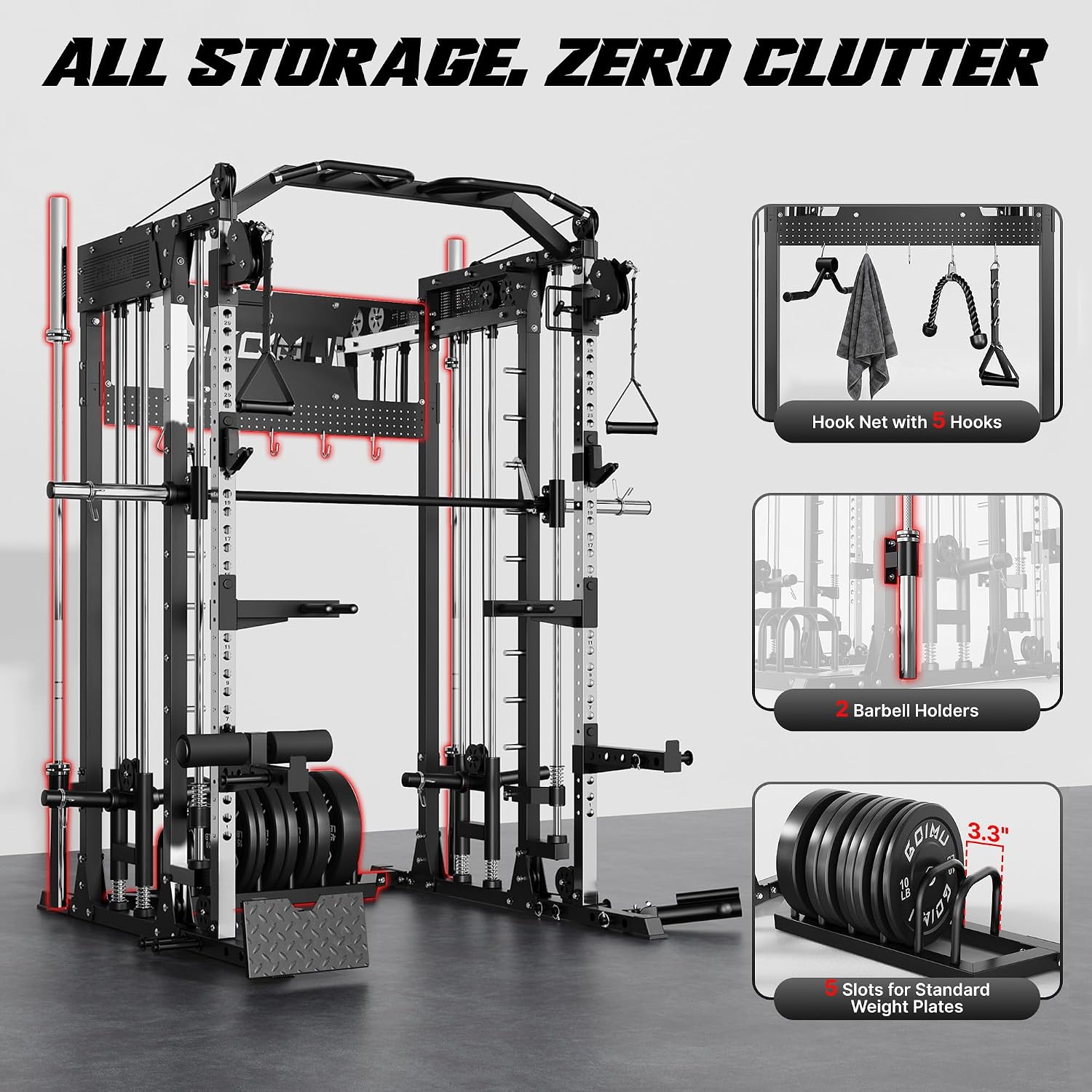 Maszyna Smitha SM4 z podwójnym – Home Gym Smith recenzja i cena