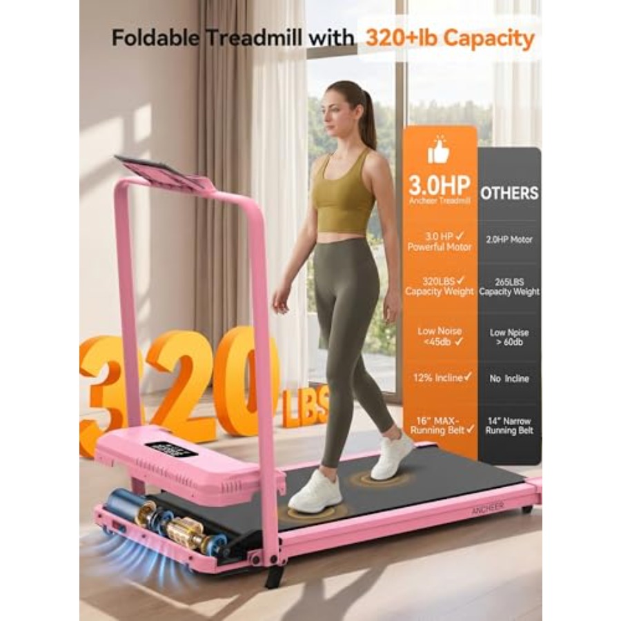 Przenośna składana bieżnia do  – Treadmill Home Gym recenzja i cena