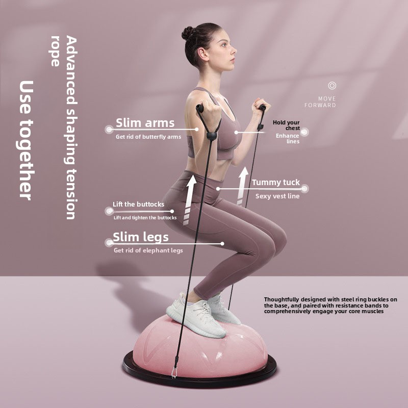 Piłka Bosu pogrubiona, odporna – Home Gym Half Rack recenzja i cena