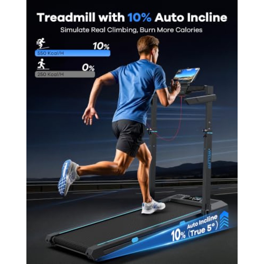 Bieżnia z automatycznym nachyl – Treadmill Home Gym recenzja i cena
